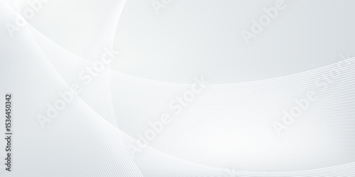 Abstract geometric white and gray color background. Vector