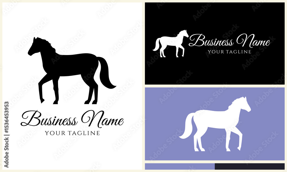 Obraz premium Horse Logo Design Variations. (236)