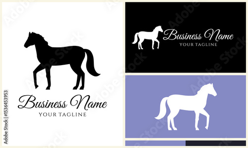 Horse Logo Design Variations. (236)
