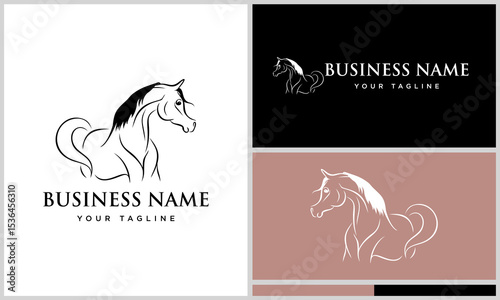 Horse Logo Designs. (4)