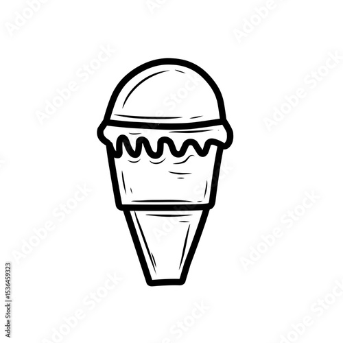 hand drawn ice cream