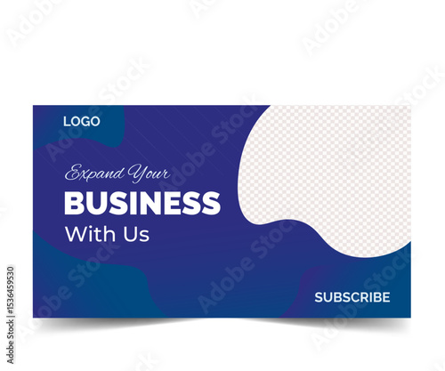 Corporate business youtube thumbnail design