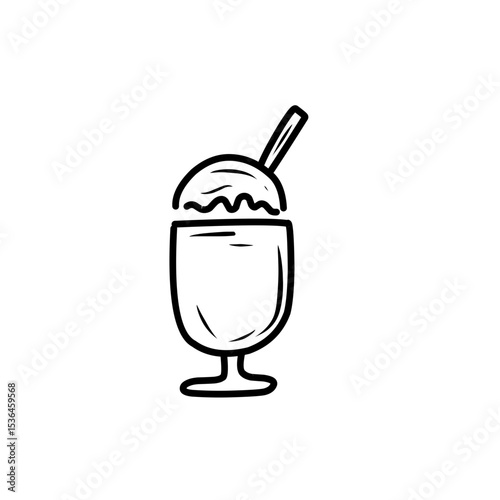 hand drawn ice cream