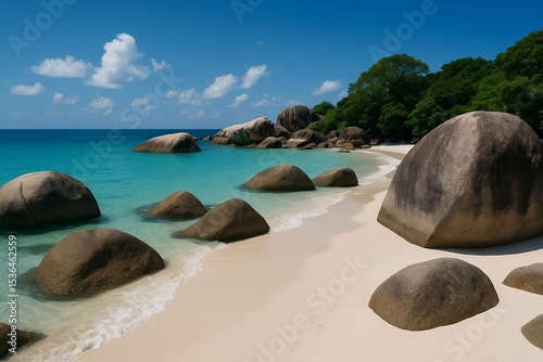 tropical beach in thailand