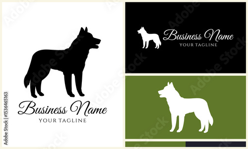 Husky Dog Logo Design Variations. (1)