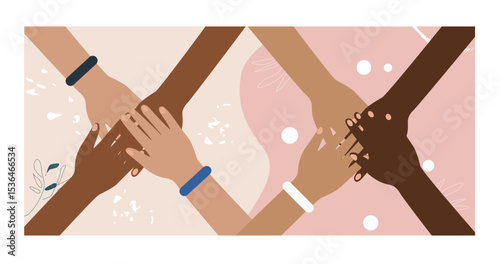 International Day for the Elimination of Racial Discrimination Illustration Set-01