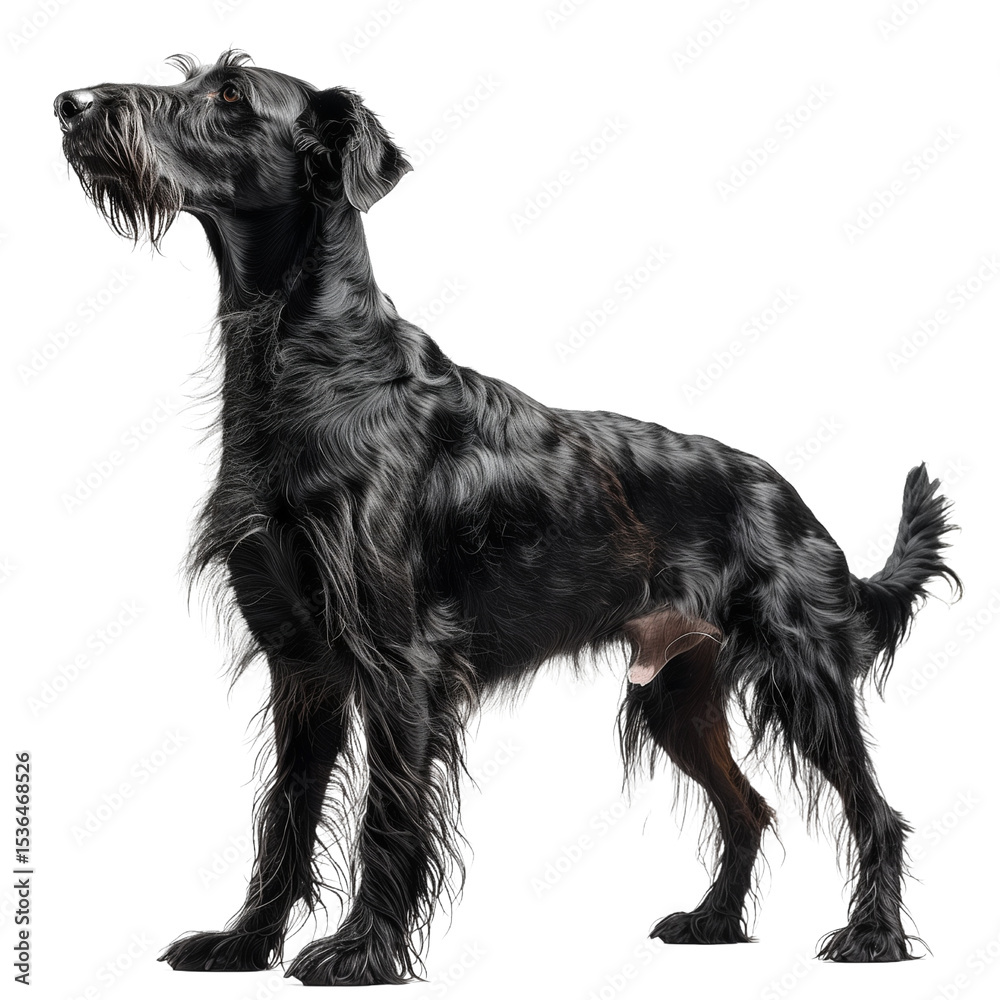 Shnauzer Dog Isolated on Transparent Background. PNG. Generated AI Shnauzer Dog Isolated on Transparent Background. PNG. Generated AI