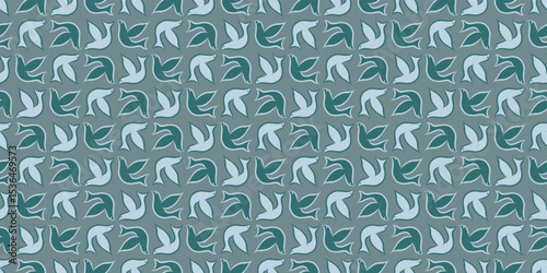 Birds illustration background. Seamless pattern. Vector. 鳥のイラストパターン