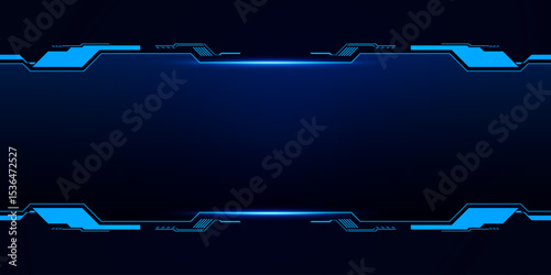 Sci fi futuristic user interface, HUD template frame design, Technology abstract background