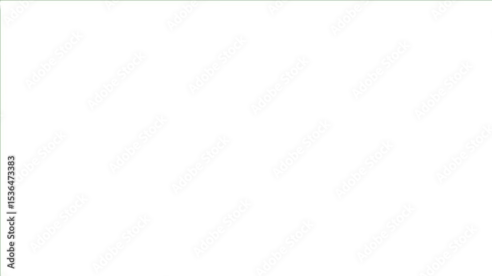 A green frame with white background and green screen animated chromakey background gesture depth composition layers expression design scene movement creative motion illustration figure