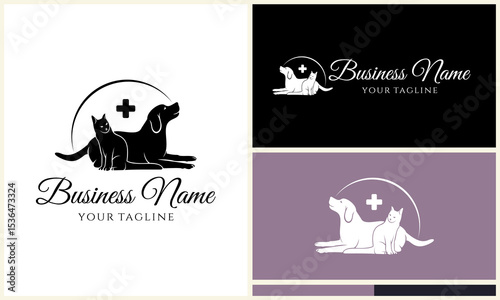Pet Clinic Logo Variations.