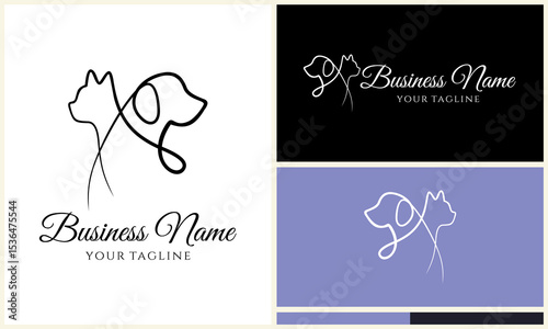 Pet Logo Design Variations. (3)