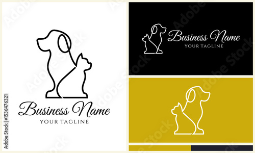 Pet Logo Design Variations. (10)