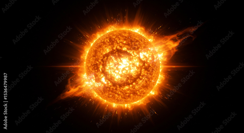 Fototapeta premium Explosion of a star