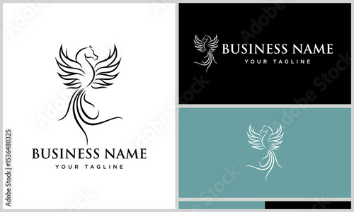 Phoenix Logo Design Variations.