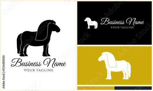 Pony Logo Design Variations.
