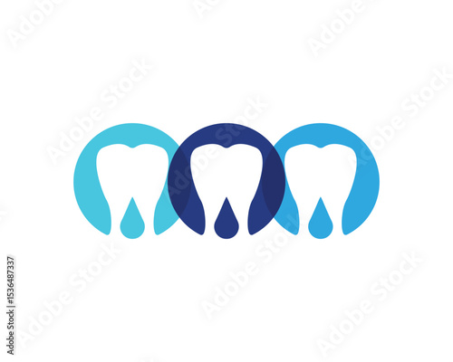 Dental logo Template vector illustration