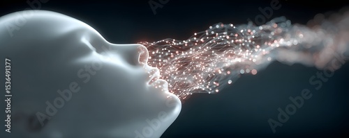 The integration of Generative AI with Apple Intelligence presented in a magazine photography style. Focus on visually appealing, high-contrast images of AI technology seamlessly integrated with Apple