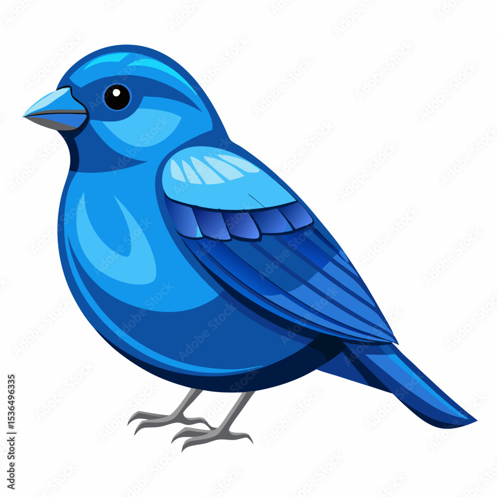 Obraz premium blue bird icon