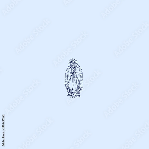 THESE HIGH QUALITY MOTHER MARIA VECTOR FOR USING VARIOUS TYPES OF DESIGN WORKS LIKE T-SHIRT, LOGO, TATTOO AND HOME WALL DESIGN