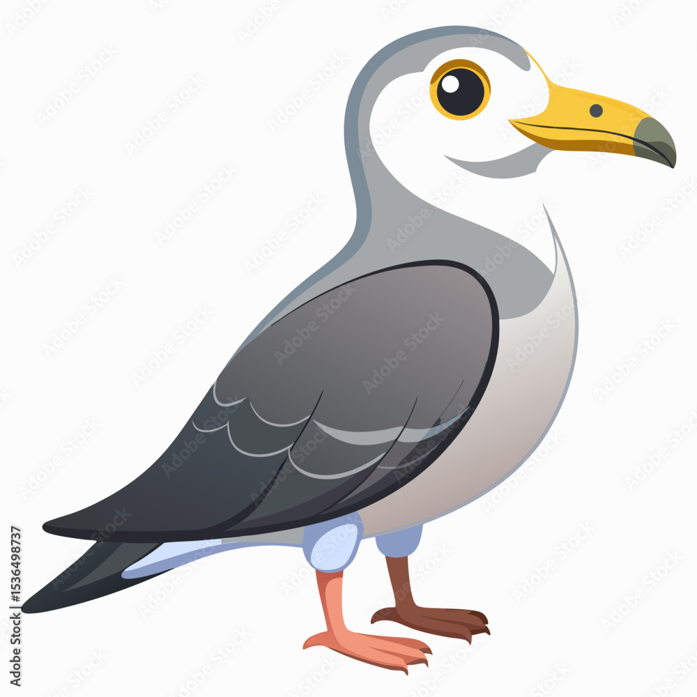 Obraz premium vector illustration of a bird