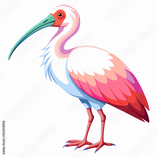 illustration of a stork