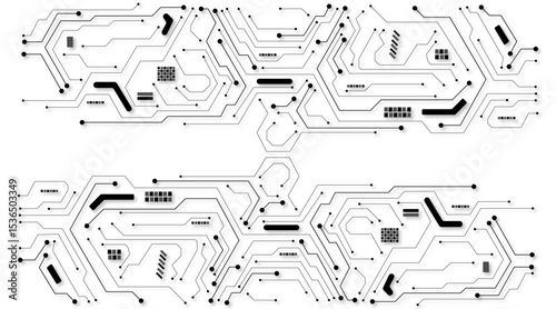 Abstract technology electronic circuit board background.