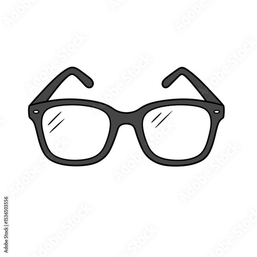 Sunglasses illustration, stylish and trendy design, black and white, for summer fashion