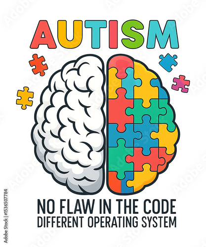 Autism no flaw in the code different operating system photo