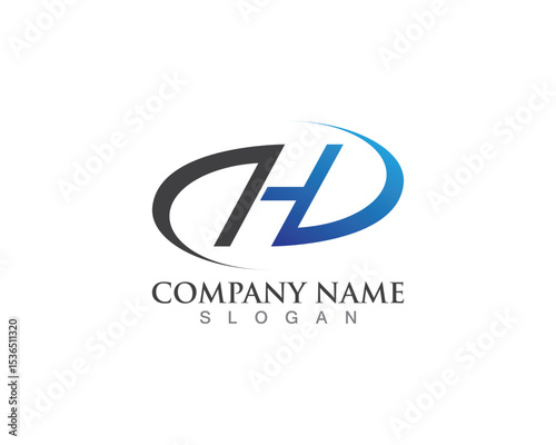 H Letter Logo Business Template Vector icon