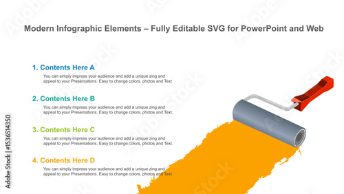 Modern Infographic Elements – Fully Editable SVG for PowerPoint, Web, Illustrator, and most vector-based applications. Ideal for presentations, infographics, and business slide designs.