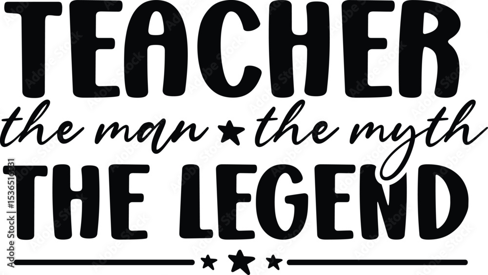 Obraz premium teacher svg