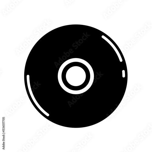 CD Disk – Simple Vector Icon