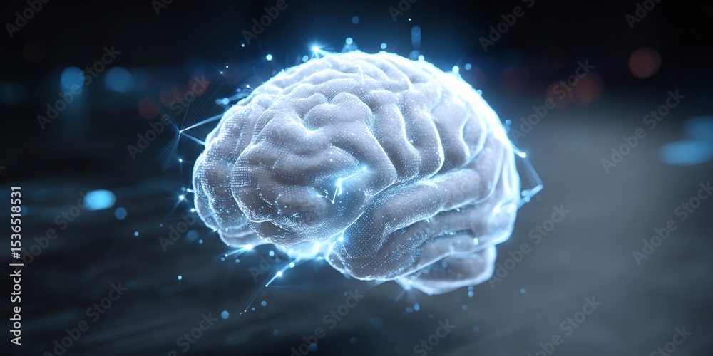 A digital brain illustration with interconnected nodes and glowing synapses, representing intelligence and neural networks. A digital brain illustration with interconnected nodes and glowing synapses, representing intelligence and neural networks.