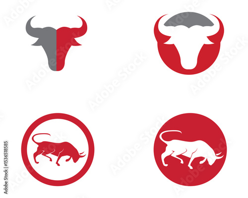 Taurus Logo Template vector icon illustration design