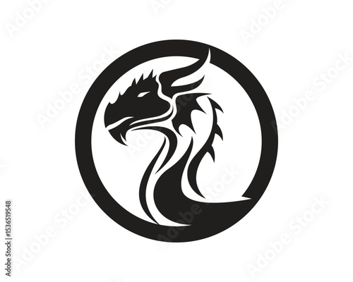 Dragon animals logo and symbols icons template app