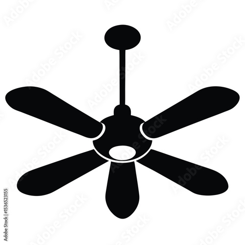 vector illustration of fan