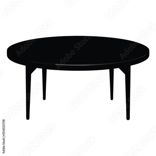 wooden table isolated on white