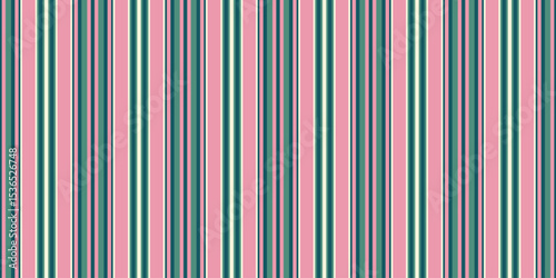 Elegant vertical stripes in pink, teal, and gray create a sophisticated pattern perfect for textile design, website backgrounds, or stationery.