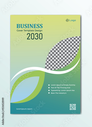 Corporate Book, Annual Report, Magazine, Poster, Business Presentation Cover Design Template in A4. 