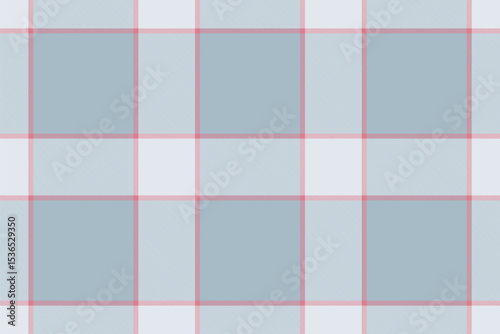 Elegant light blue and white gingham check pattern with delicate pink lines.