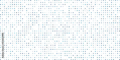 Abstract dot pattern in shades of blue creating a repeating and seamless design suitable for digital backgrounds and graphic design projects