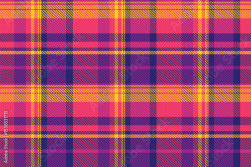 Website pattern vector plaid, printing seamless background tartan. November fabric texture check textile in indigo and red colors.