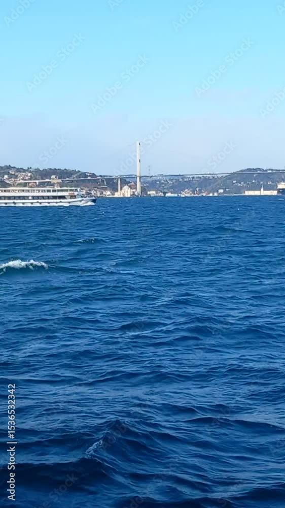 custom made wallpaper toronto digitalIstanbul Beşiktaş and Bosphorus view during sailing