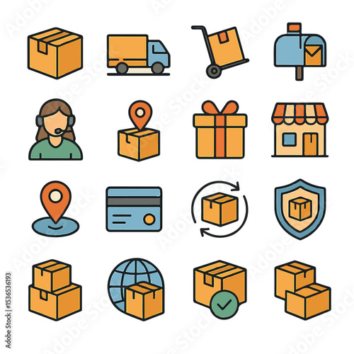 Shipping & Delivery Icons A Complete Guide to Logistics