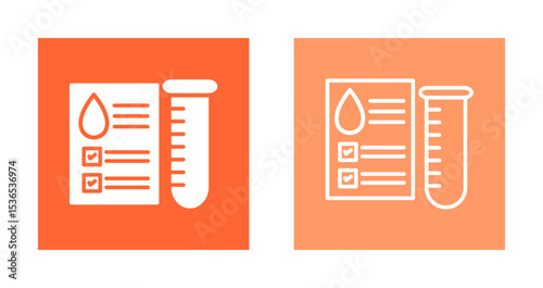 Blood Test Icon Design