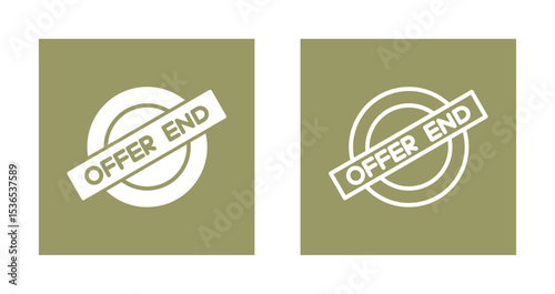 Offer End Icon Design