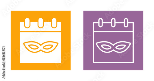 Mardi Gras Icon Design