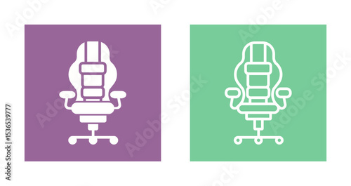 Gaming Chair Icon Design