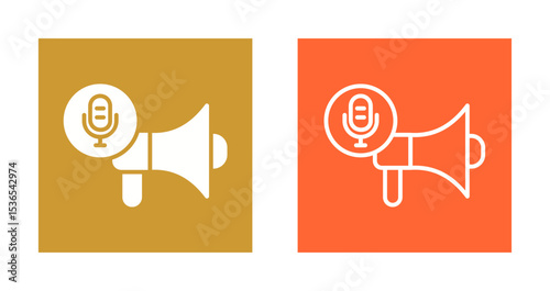 Podcast Promotion Icon Design